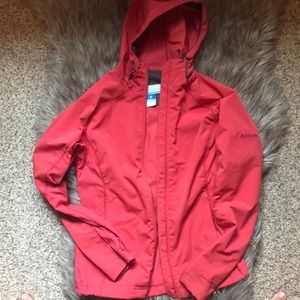 Coral COLUMBIA lightweight jacket